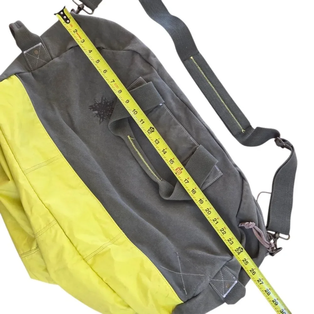 Vintage GAP DUFFEL BAG HUGE Shoulder Strap ODG Army Green Military Grunge